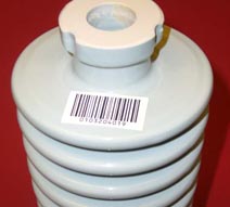 electrical insulator with barcode